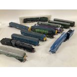 A Collection of Unboxed 00 Gauge Locomotives.