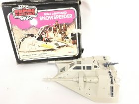 A Boxed Vintage Star Wars Snow Speeder. By Palitoy