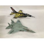 2 Model Aircraft. One plastic and one die-cast mak