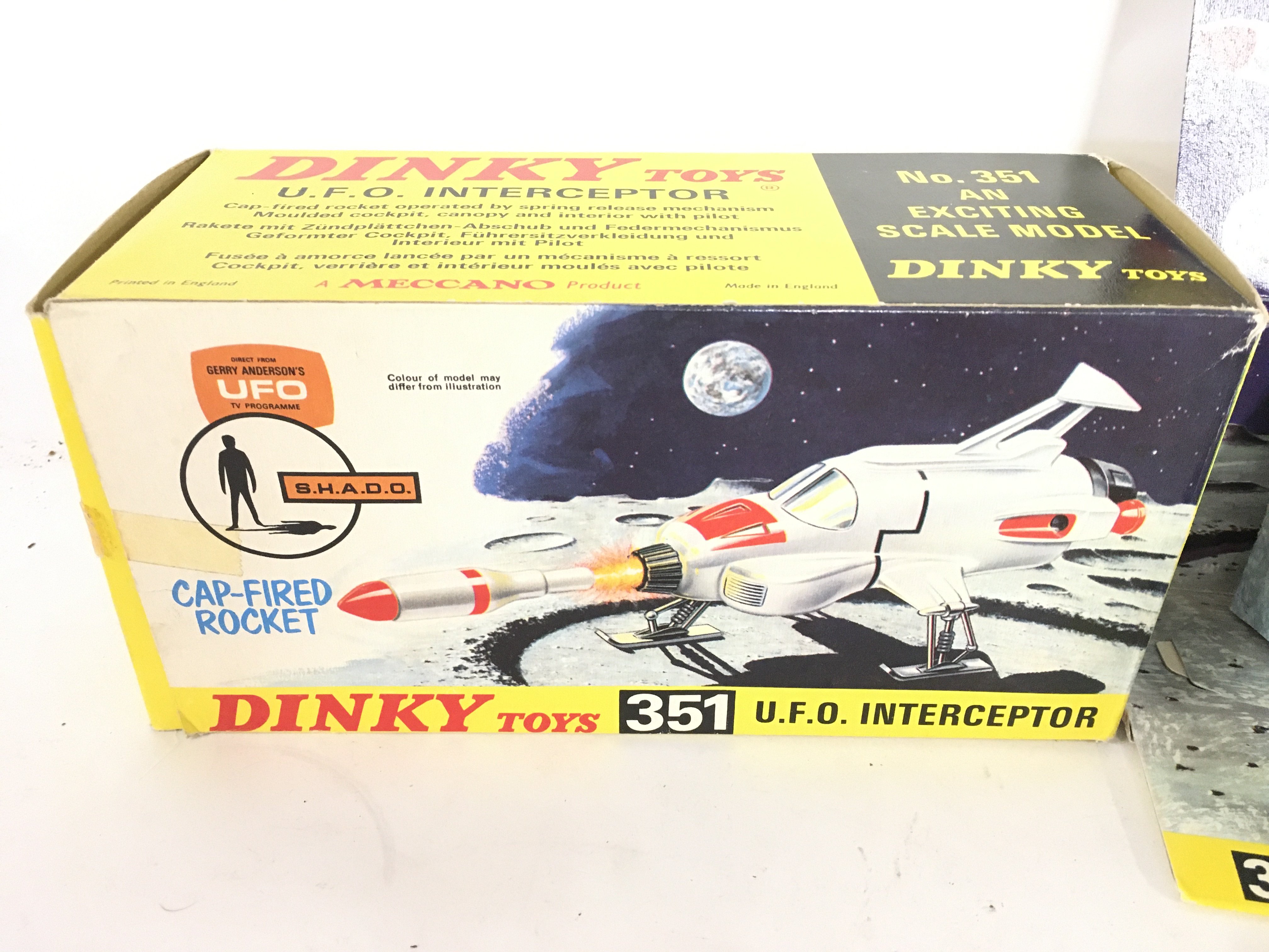 Dinky Toys 351 353 UFO Interceptor Shado A3 Größe Poster