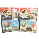 2 X Carded Jurassic Park Figures by Kenner.includi