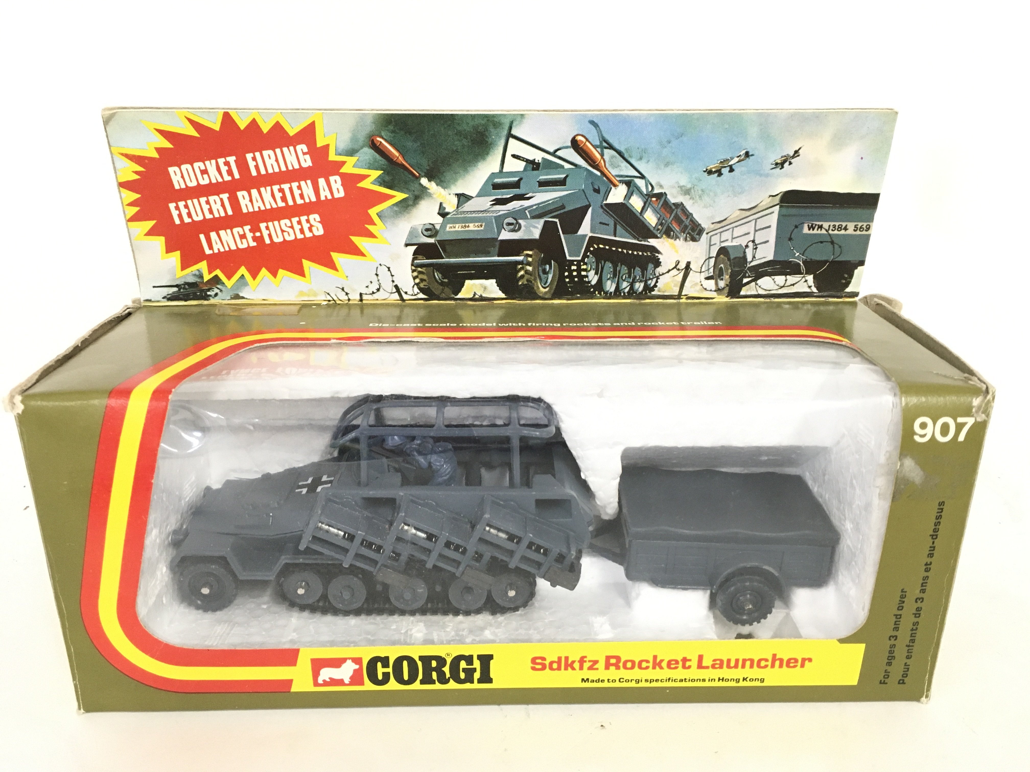 A Boxed Corgi Sdkfz Rocket Launcher #907