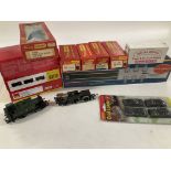 Hornby.Triang collection of coaches..Rolling Road..Coal Loads and two locos 00 gauge