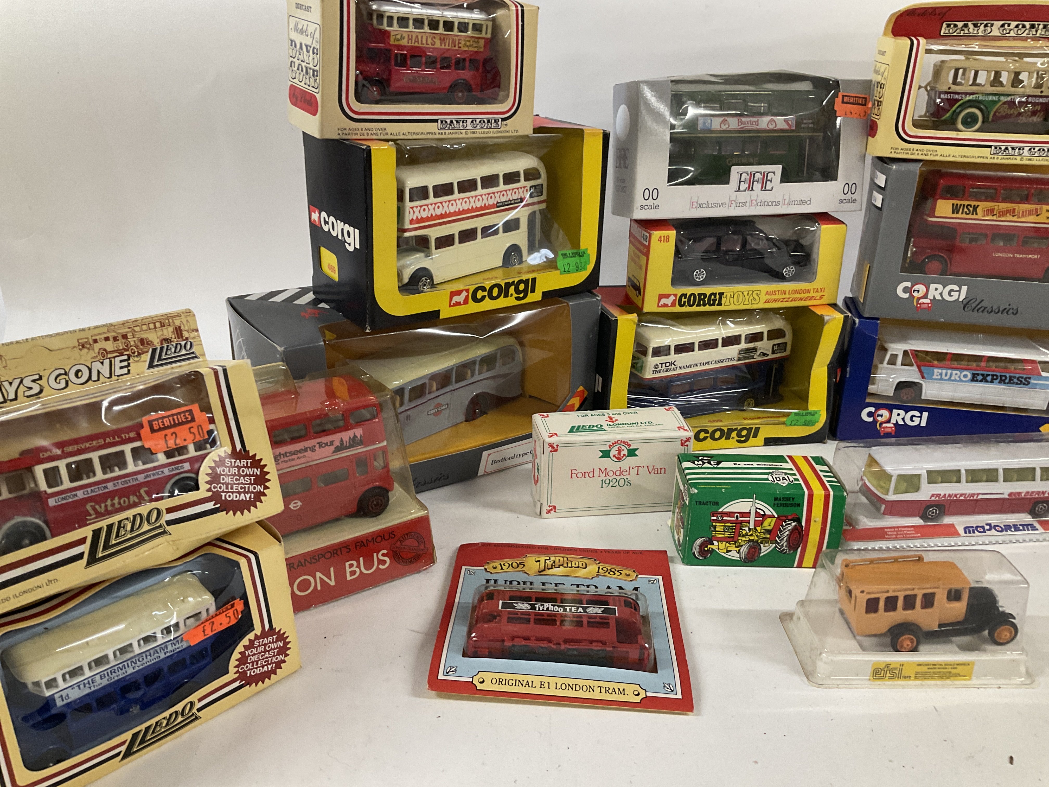 A Collection of Corgi. Lego buses and other Vehicl - Image 2 of 3