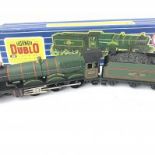 A Boxed (Repro box) Hornby. Dublo 00 Gauge Ludlow Castle Locomotive & Tender #3221.