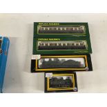 Collection of 8 Boxed Locomotives and Coaches by Airfix..Dapol..Oxford and Replica Railways