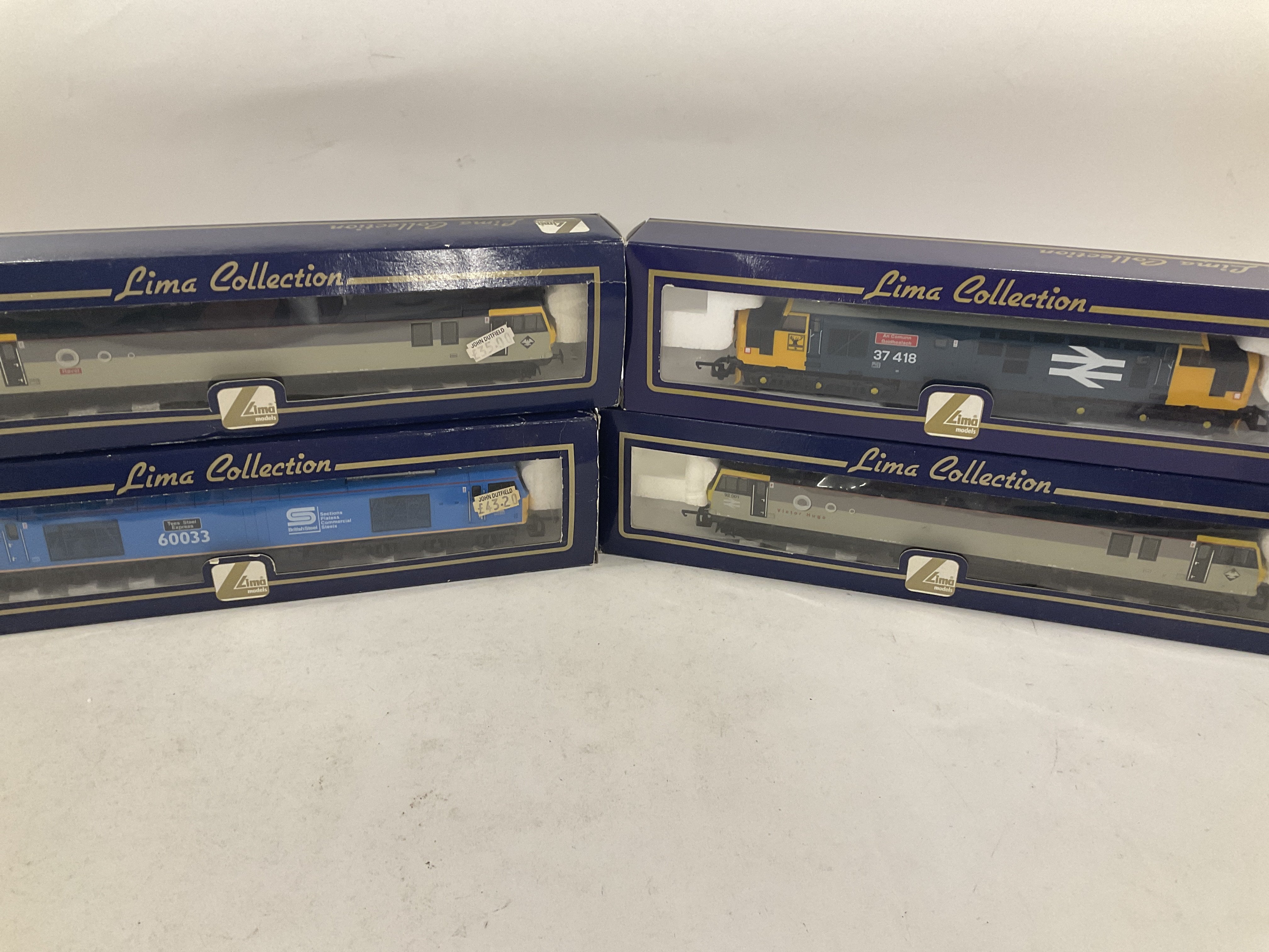 4 X Boxed Lima 00 Gauge Diesel Locomotives.