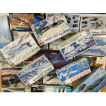 A Large Collection of Aircraft Model kits By Haseg