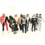 A Collection of Vintage 12 Inch Figures including