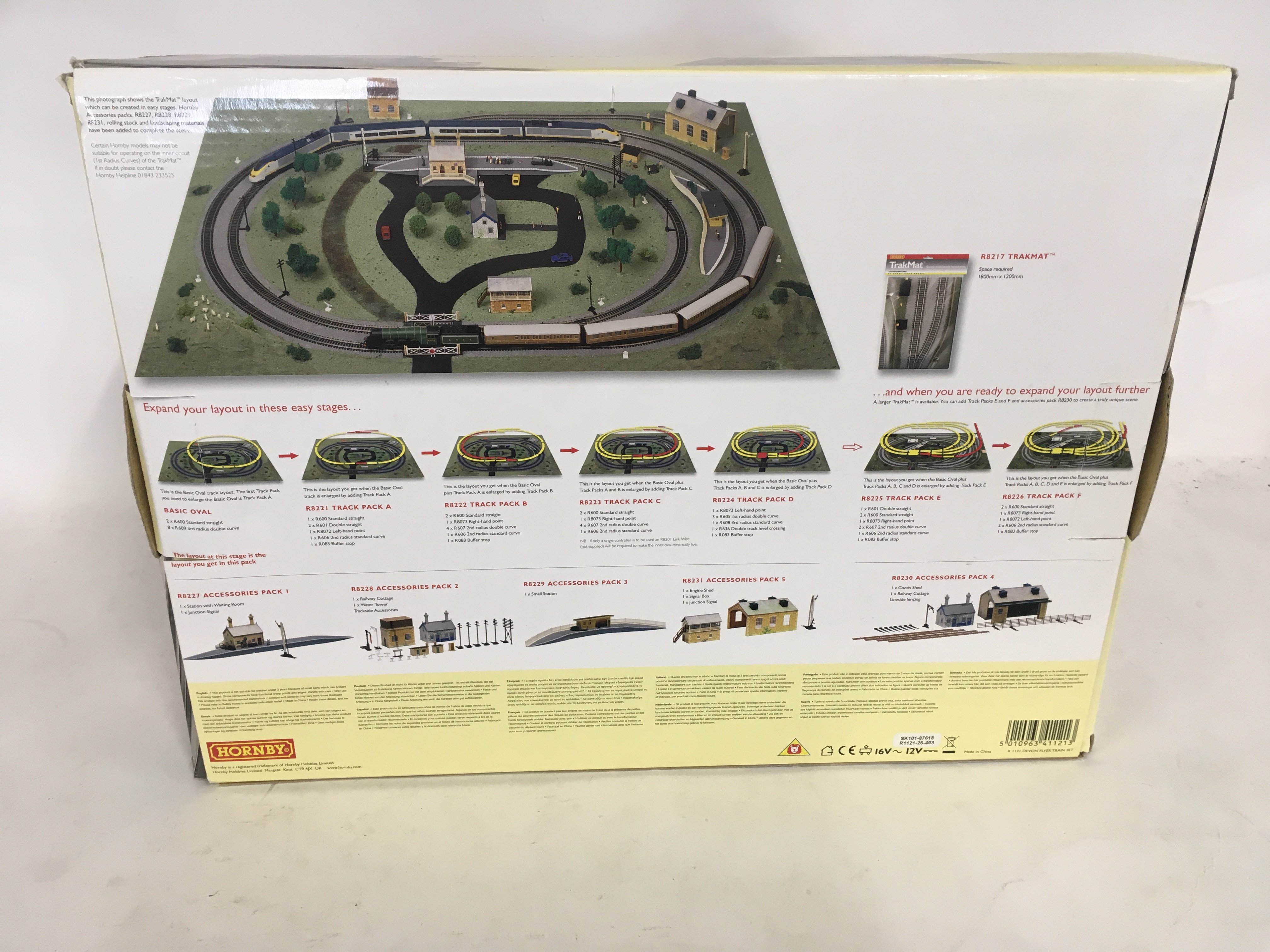 A boxed Hornby Devon Flyer 00 Gauge Train set incl - Image 2 of 3