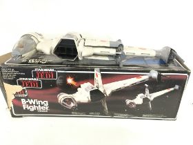 A Boxed Vintage Star Wars B-Wing Fighter.