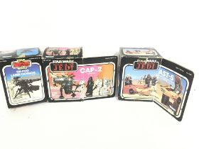 3 X Boxed Vintage Star Wars Mini Rigs By Kenner. A
