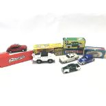 A Collection of Boxed Die Cast Converted into police Vehicles. Including Metosul. Solido and