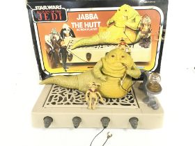 A Vintage Star Wars Jaba The Hutt Playset. Boxed.