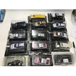 Collection of international police vehicles all in their original packaging. (Box7)