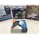 4 Boxed Corgi Aircraft. Mostly Aviation Archive.