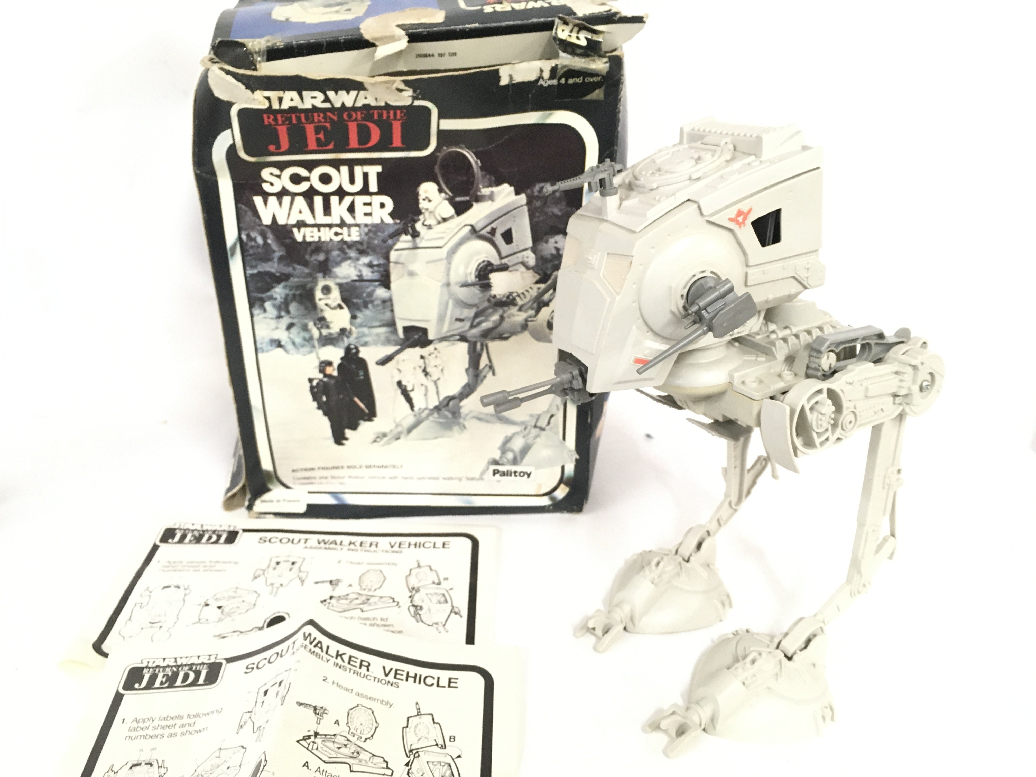 A Vintage Star Wars Scout Walker Boxed by Palitoy.