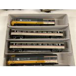 Collection of Loose Hornby locomotives, coaches and wagons including the intercity 125 4 car set.