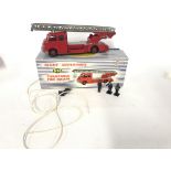 A Boxed Dinky Supertoys Turntable Fire Escape #956 with Firemen and Hoses.