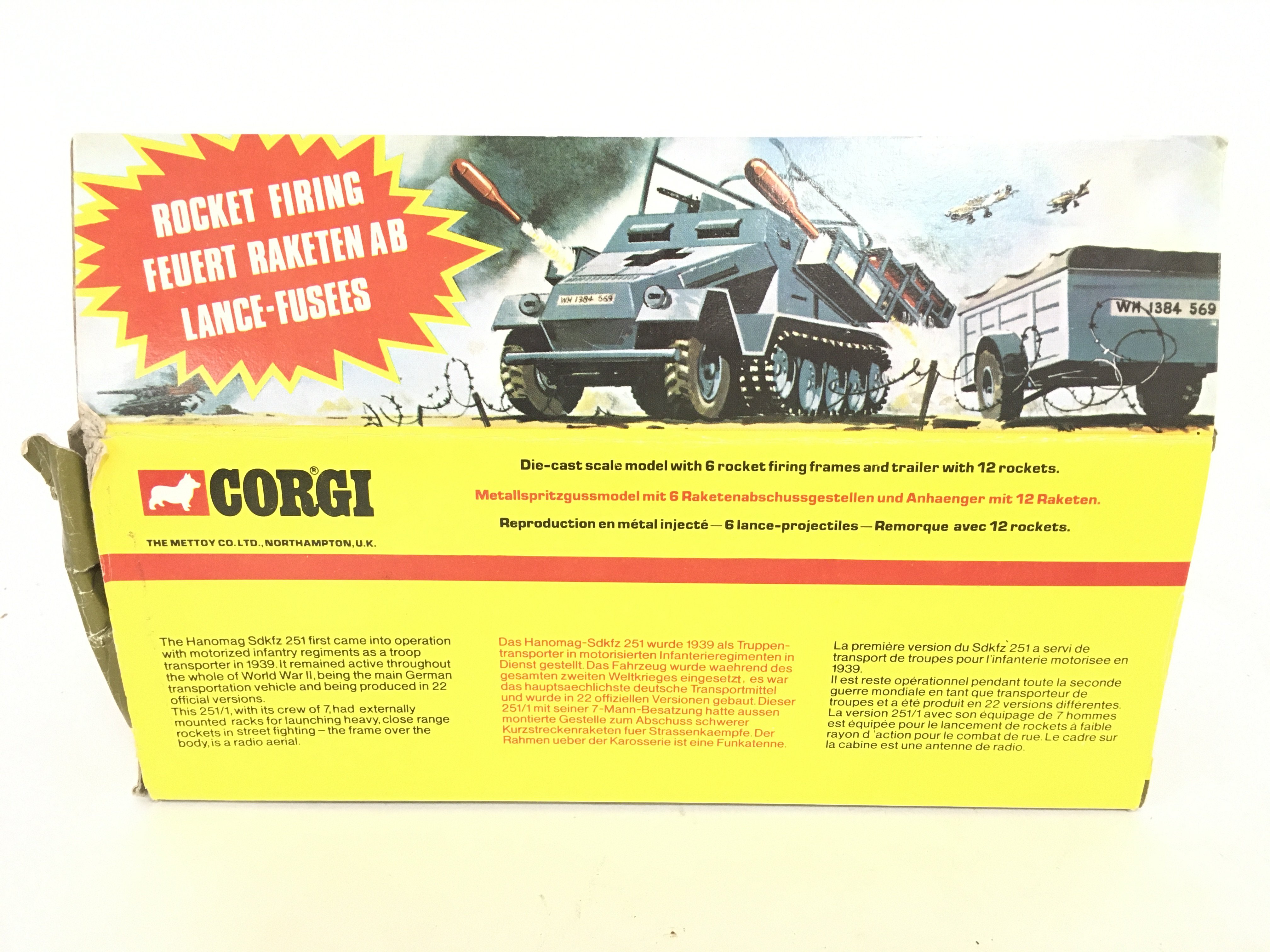 A Boxed Corgi Sdkfz Rocket Launcher #907 - Image 2 of 3