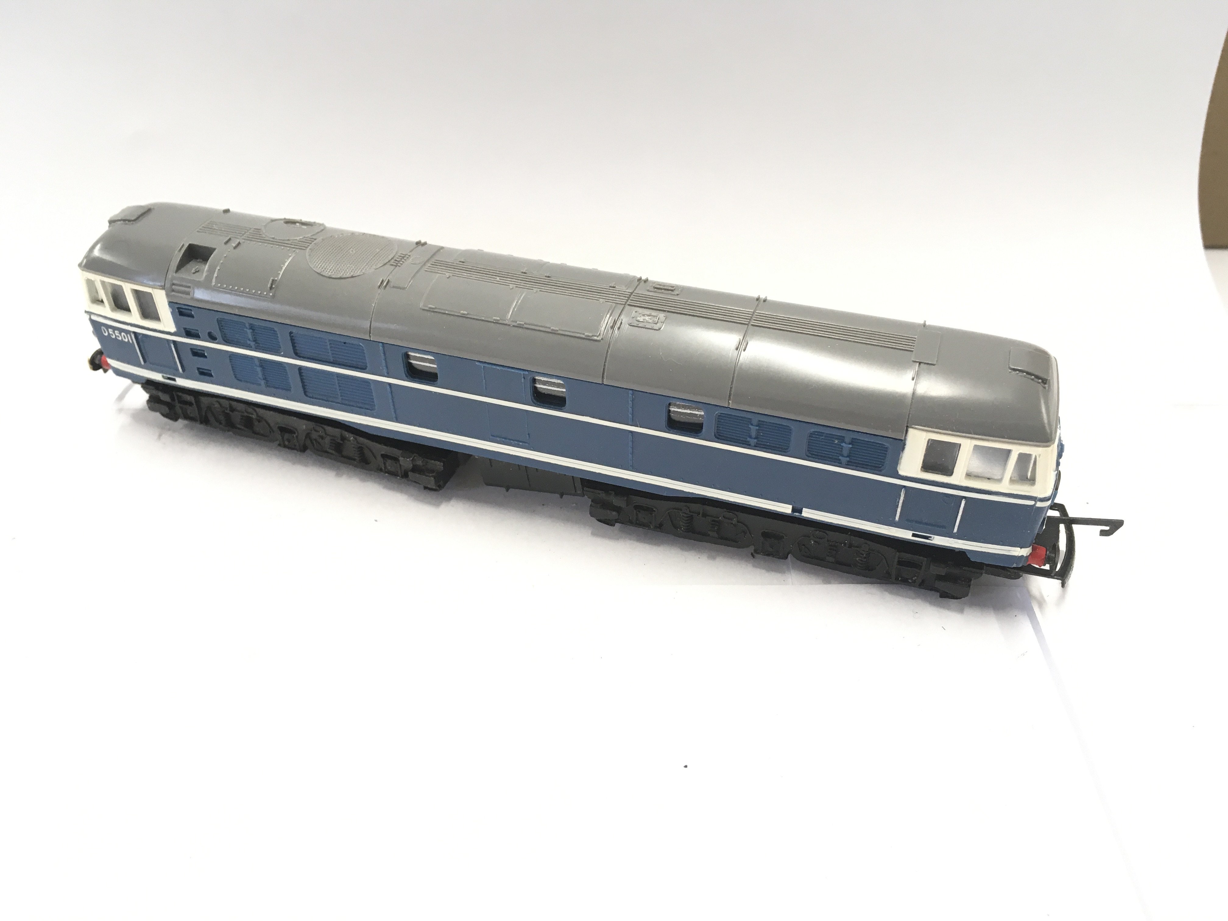 A Rare Boxed TT Gauge Tri-Ang Railways AIA-AIA Diesel Loco Electriaue Habille Bleu.#T.96. - Image 2 of 4