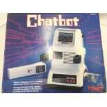 A Boxed Tomy Chatbot.