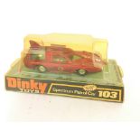 A Boxed Dinky Spectrum Patrol Car #103 (Aerial Mis