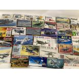 A Collection of Various Aircraft Model kits includ
