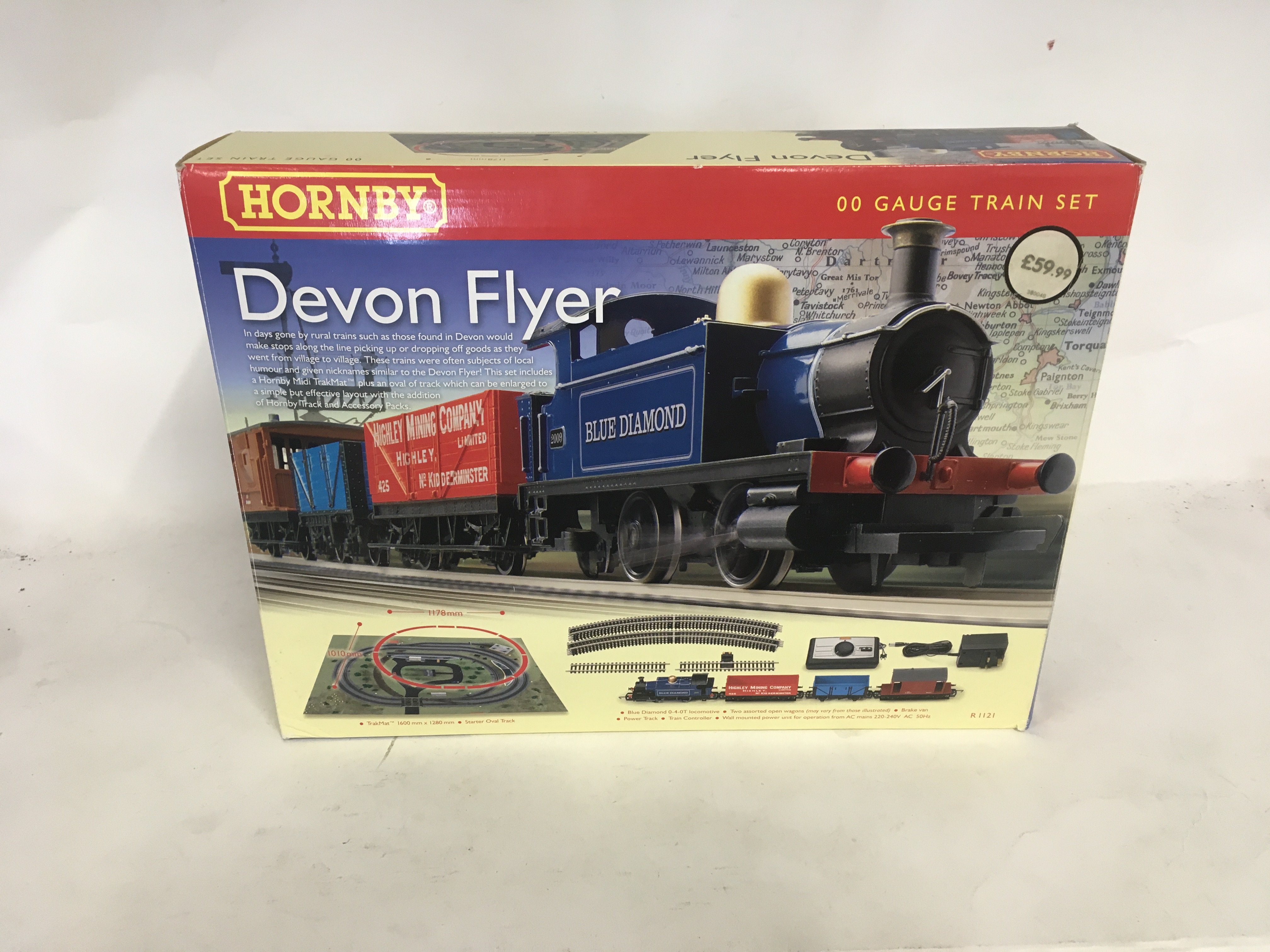 A boxed Hornby Devon Flyer 00 Gauge Train set incl