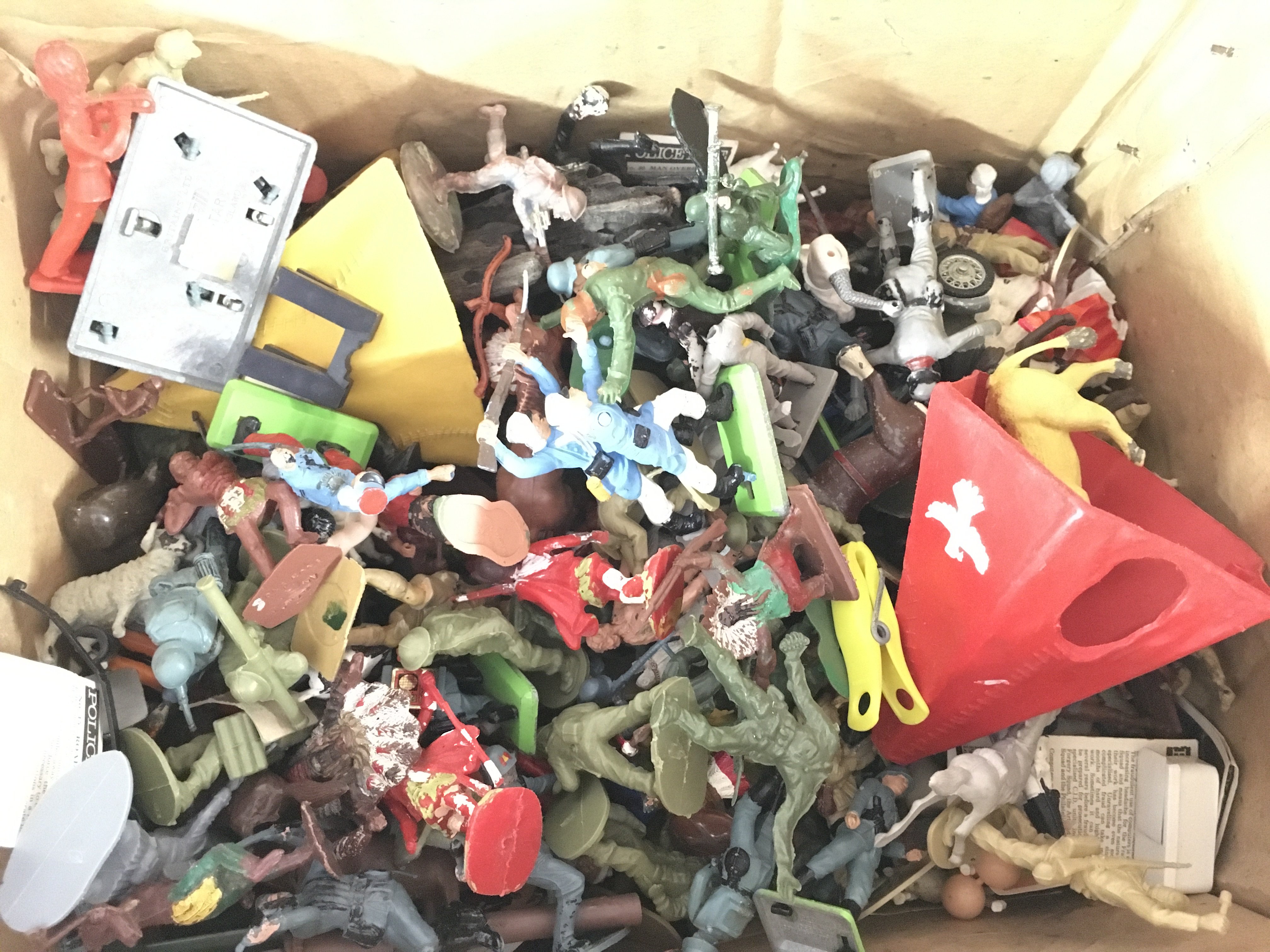 A Box Containing a Collection of Playworn toy sold - Image 3 of 3