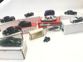 A Collection of Re-Painted Die Cast. The Perl Collection and 2 X Somerville models. (Box 1).