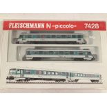 A Boxed Fleischmann N Gauge DMU #7428.