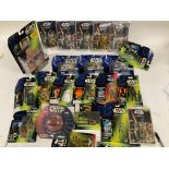 Star Wars collection of 22 carded figures