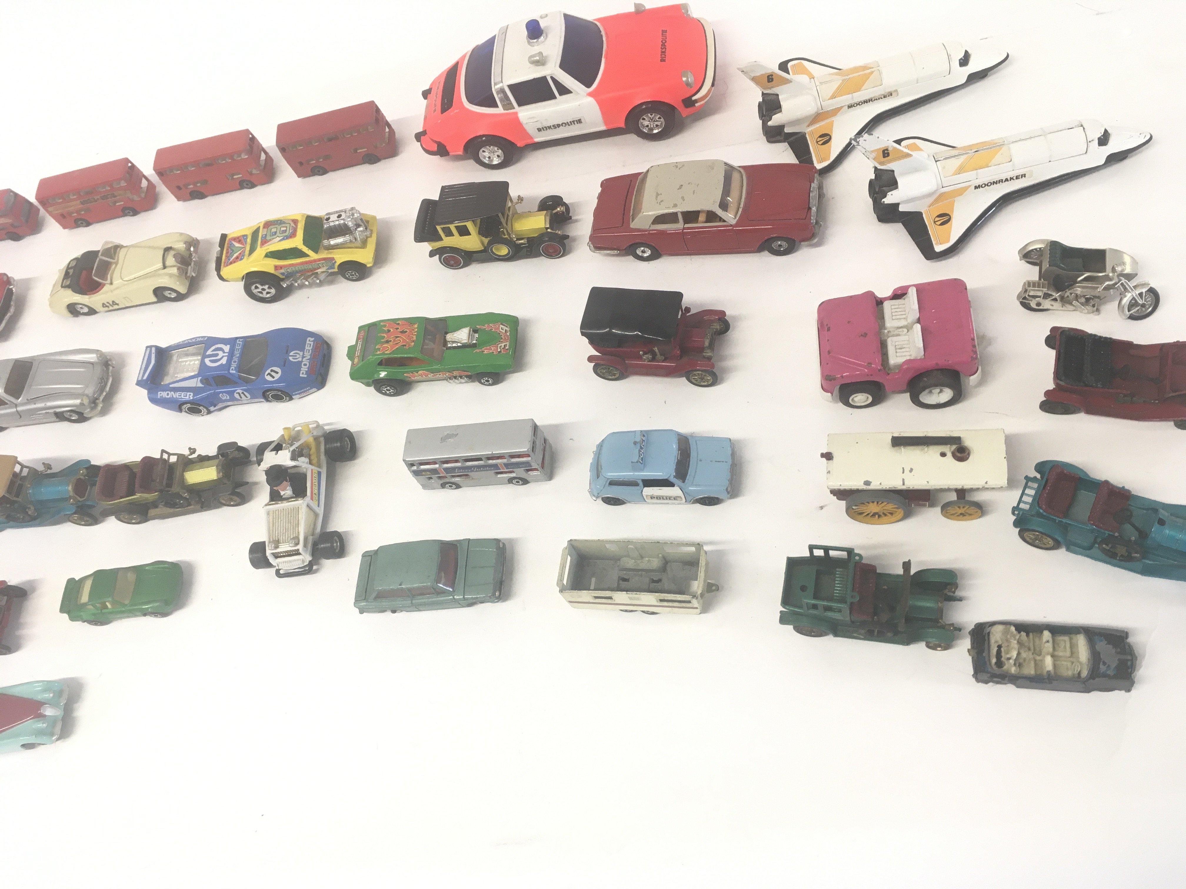 Collection of various playworn vehicles including dinky- corgi - matchbox etc. - Image 3 of 4