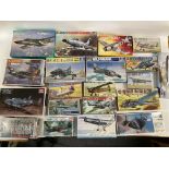 A Collection of Model Aircraft Kits Including Airf