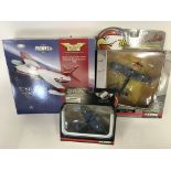 Collection of various corgi die cast planes including a limited Edition Hawker Hunter.