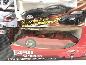 2 X Remote Controlled Cars. A Ferrari F430 Spider.