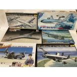 A Collection of 6 large model Aircraft Kits Includ