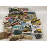 A Collection of various Model kits including Airfi
