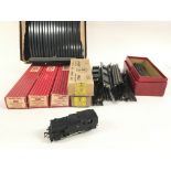 A Small Collection of Hornby Dublo Boxed Coaches. TTR Track and. A TTR Loco.