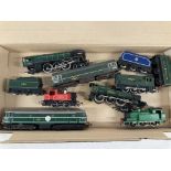 A Box Containing Various 00 Gauge Locomotives A/F.