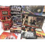 A Box Containing A Collection of Various Star Wars