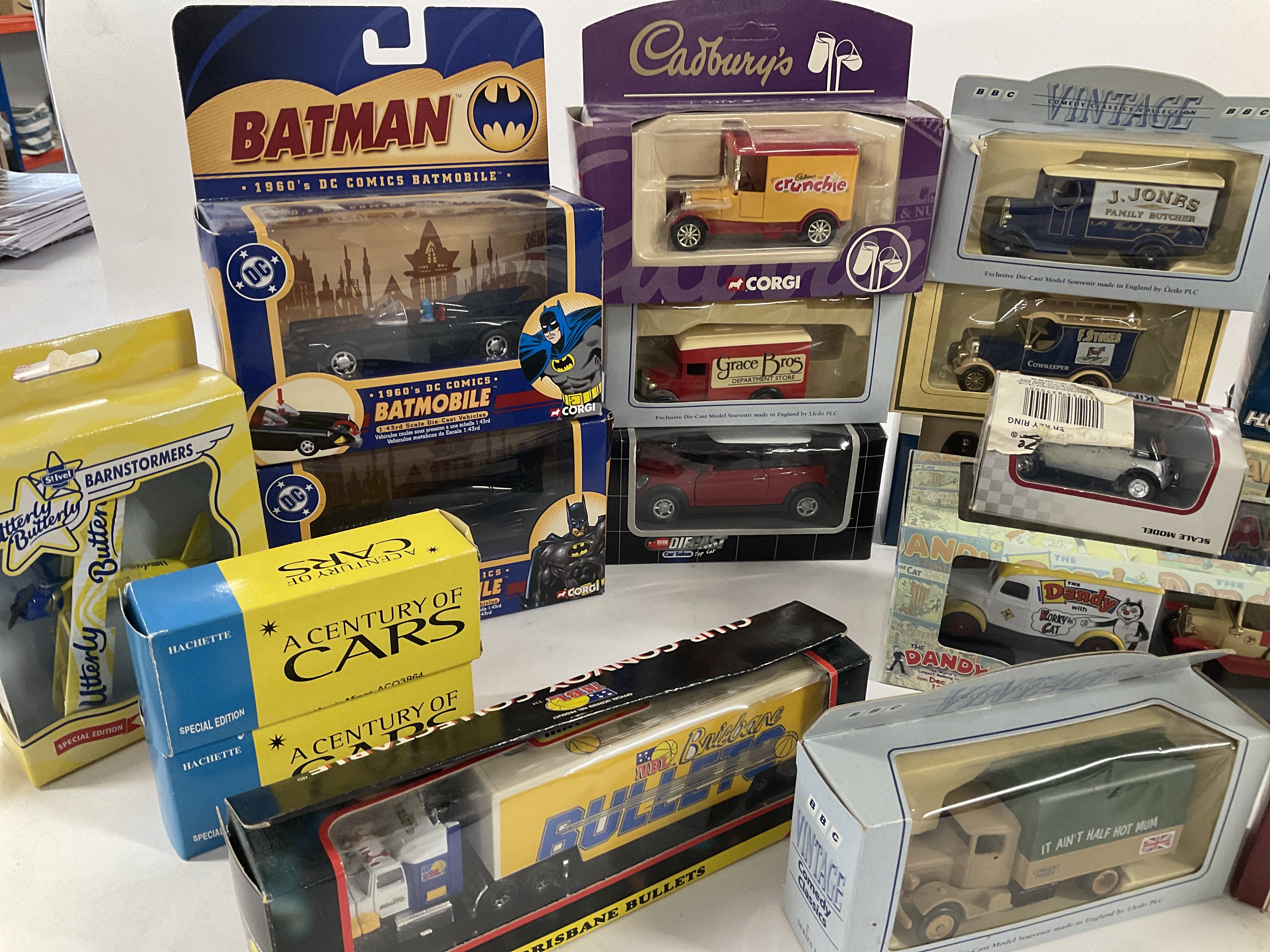 A Collection of Boxed Days Gone. Corgi Batmobiles. - Image 2 of 3