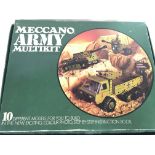 A Boxed Meccano Army Multikit.