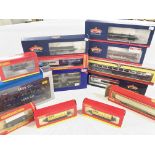 A Box Containing a Collection of Boxed 00 Gauge Rolling Stock including Hornby. Heljan.Bachmann.