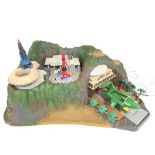 A Boxed Thunderbirds Tracey Island with Vehicles.