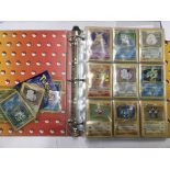 A Binder Containing Original Pokemon Cards.