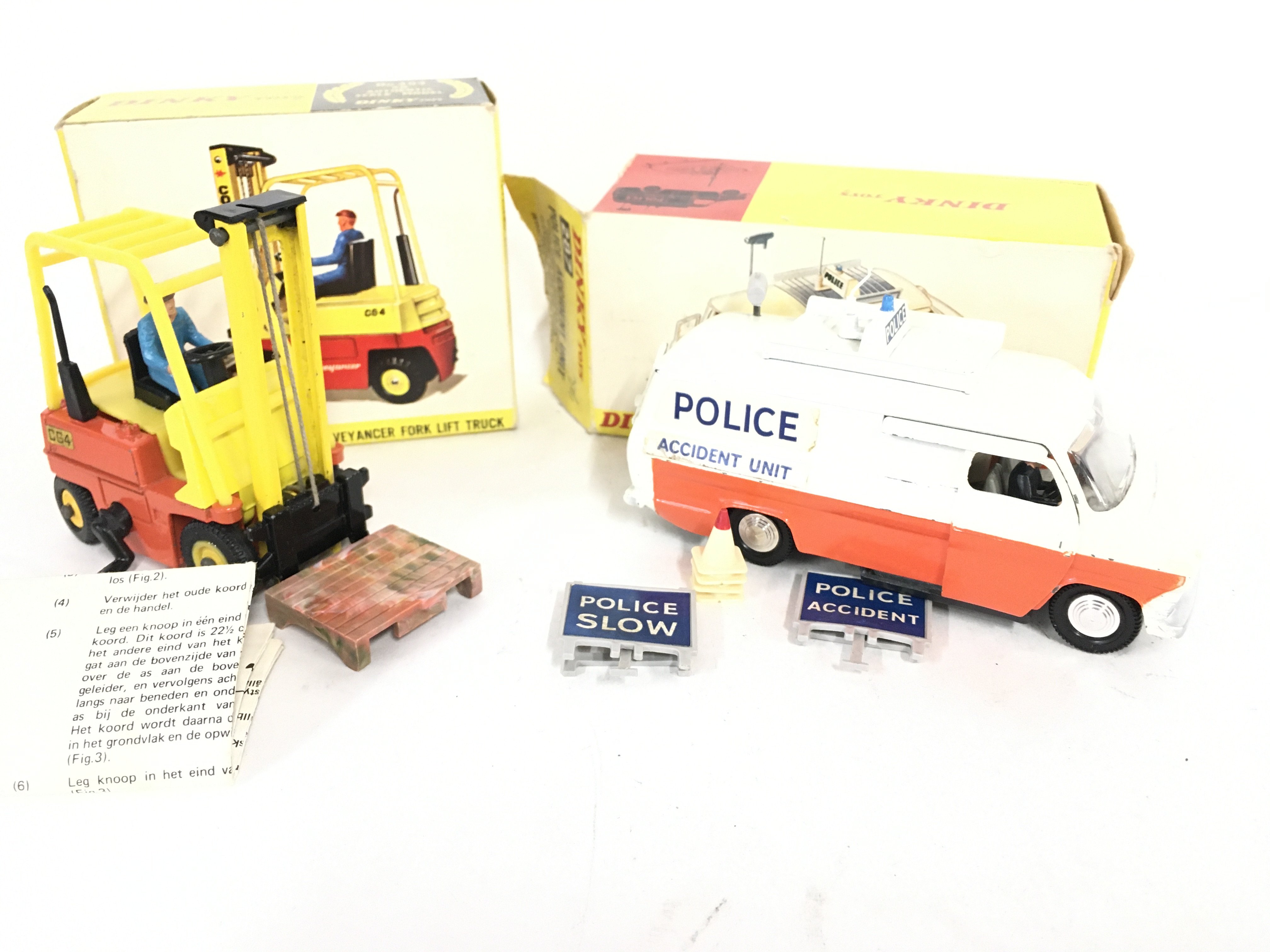 A Boxed Dinky Conveyancer Fork Lift Truck #404 and