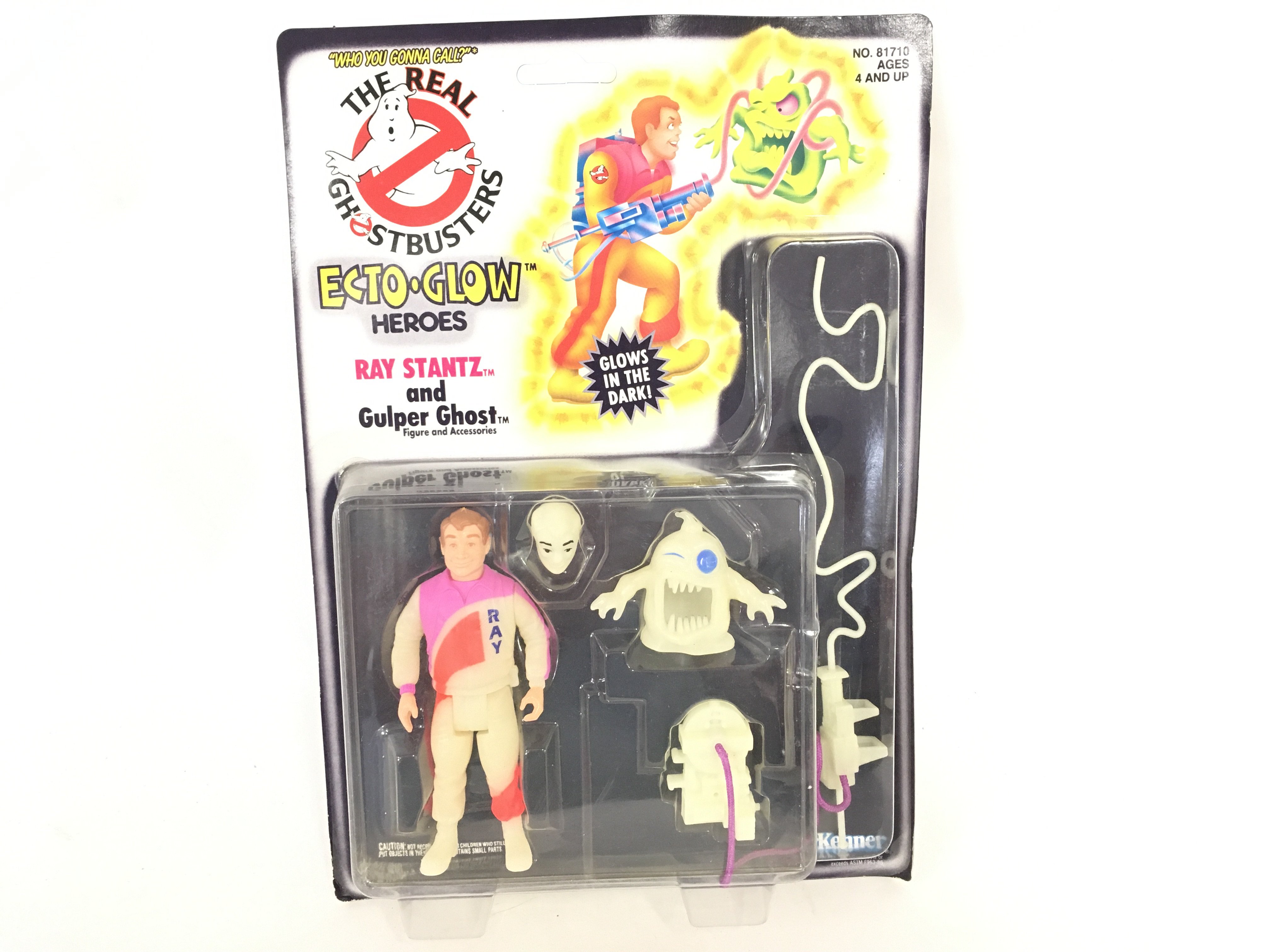 A Carded The Real Ghostbusters Ecto-Glow Ray stant