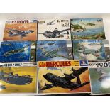 A Collection of Model Aircraft kits including Ital